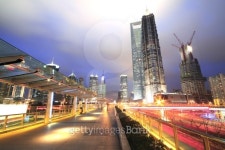 Lujiazui Finance&Trade Zone of Shanghai at night 이미지 (179262863) - 게티이미지뱅크 Lujiazui Finance&Trade Zone of Shanghai... 