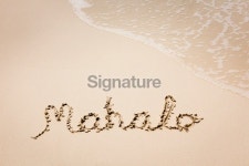 Mahalo Written In The Sand 이미지 (174856420) - 게티이미지뱅크 Mahalo Written In The Sand