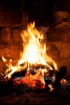Fireplace with a blazing flames. 이미지 (453728655) - 게티이미지뱅크 Fireplace with a blazing flames.