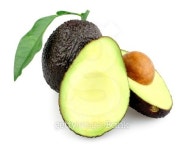 Ripe avocados with green leaf, sliced 이미지 (454336517) - 게티이미지뱅크 Ripe avocados with green leaf, sliced