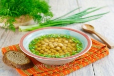 Soup with chickpeas and herbs 이미지 (167459777) - 게티이미지뱅크 Soup with chickpeas and herbs