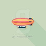 Airship flat icon with long shadow 이미지 (515356129) - 게티이미지뱅크 Airship flat icon with long shadow