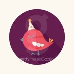 bird with birthday hat flat icon with long shadow,eps10 이미지 (515066765) - 게티이미지뱅크 bird with birthday hat flat icon... 