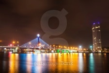 Beautiful bridge in Da Nang city 이미지 (487723147) - 게티이미지뱅크 Beautiful bridge in Da Nang city