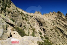 GR 20 walking trail in Corsica 이미지 (470449323) - 게티이미지뱅크 GR 20 walking trail in Corsica