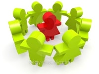 Leader circle 이미지 (462860491) - 게티이미지뱅크 Leader circle