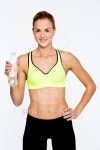 Fitness girl with a bottle 이미지 (528137029) - 게티이미지뱅크 Fitness girl with a bottle