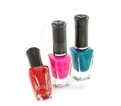 Group of bright nail polishes isolated on white 이미지 (514962887) - 게티이미지뱅크 Group of bright nail polishes isolated on... 