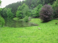 Lake from Castle Beaufort in Mullerthal, Luxembourg 2 이미지 (478159109) - 게티이미지뱅크 Lake from Castle Beaufort in... 