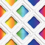 Rainbow colored rectangles holes and rim seamless pattern 이미지 (503257851) - 게티이미지뱅크 Rainbow colored rectangles... 