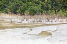 Aerial view from beach at low tide 이미지 (499453403) - 게티이미지뱅크 Aerial view from beach at low tide