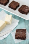 Close Up of Brownies On Plate and Stick of Butter 이미지... 게티이미지뱅크 Close Up of Brownies On Plate and Stick of Butter
