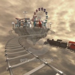 3d amusement park on clouds. 이미지 (492573931) - 게티이미지뱅크 3d amusement park on clouds.