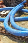 PVC pipes are blue - background 이미지 (507489351) - 게티이미지뱅크 PVC pipes are blue - background