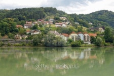 small village near grein at austria by danube river 이미지 (465441621) - 게티이미지뱅크 small village near grein at austria... 