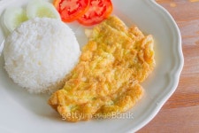 Rice with plain omelet 이미지 (517138161) - 게티이미지뱅크 Rice with plain omelet