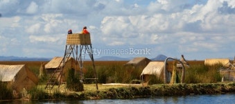 Lake Titicaca watch tower watchers 이미지 (467120813) - 게티이미지뱅크 Lake Titicaca watch tower watchers