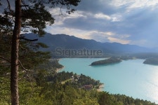 aerial view on the Faaker See in Austria 이미지 (520192673) - 게티이미지뱅크 aerial view on the Faaker See in Austria