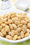 Boiled white beans in bowl 이미지 (482473403) - 게티이미지뱅크 Boiled white beans in bowl
