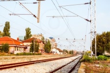 Railway close up. 이미지 (465133909) - 게티이미지뱅크 Railway close up.