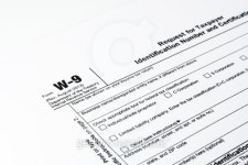 Tax form W-9 and pen 이미지 (508938003) - 게티이미지뱅크 Tax form W-9 and pen