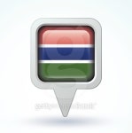 Flag of Gambia, vector illustration 이미지 (524371939) - 게티이미지뱅크 Flag of Gambia, vector illustration