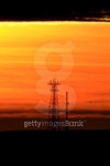 Telephone Tower at Sunset 이미지 (478560713) - 게티이미지뱅크 Telephone Tower at Sunset