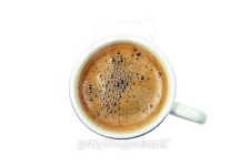 black cup of coffee from the top isolated on white 이미지 (494620329) - 게티이미지뱅크 black cup of coffee from the top... 