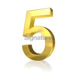 Golden number 5 이미지 (463305771) - 게티이미지뱅크 Golden number 5