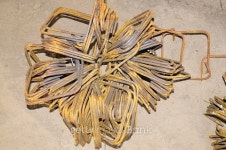 Square steel bar in construction site 이미지 (523786525) - 게티이미지뱅크 Square steel bar in construction site