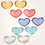 St.Valentines glasses 이미지 (463181481) - 게티이미지뱅크 St.Valentines glasses