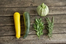 Vegetable and herbs on a wooden board 이미지 (469827879) - 게티이미지뱅크 Vegetable and herbs on a wooden board