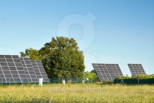 line large solar panels on the nature 이미지 (522874095) - 게티이미지뱅크 line large solar panels on the nature