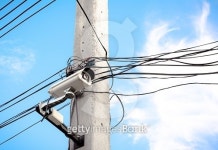 image of cctv camera on electric pole 이미지 (517016611) - 게티이미지뱅크 image of cctv camera on electric pole