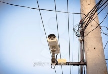 image of cctv camera on electric pole 이미지 (517042501) - 게티이미지뱅크 image of cctv camera on electric pole