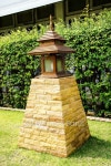 Wood lamp in the park 이미지 (508376597) - 게티이미지뱅크 Wood lamp in the park