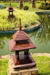 Wood lamp in the park 이미지 (508376601) - 게티이미지뱅크 Wood lamp in the park