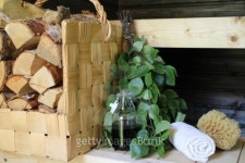 Traditional Finnish sauna 이미지 (509323329) - 게티이미지뱅크 Traditional Finnish sauna