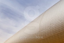 Metal roof of gym with blue sky and cloud 이미지 (514967053) - 게티이미지뱅크 Metal roof of gym with blue sky and cloud