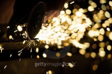 Metal grinding on steel pipe close up 이미지 (513416755) - 게티이미지뱅크 Metal grinding on steel pipe close up