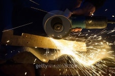 Metal grinding on steel pipe close up 이미지 (522257755) - 게티이미지뱅크 Metal grinding on steel pipe close up