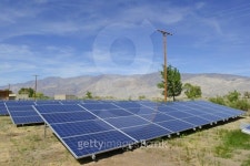 Solar Panels - residential setting in sunny desert environment 이미지 (492545025) - 게티이미지뱅크 Solar Panels... 