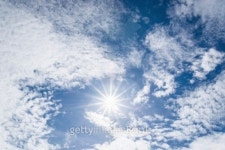 Nice white cloud and sun with fair on the sky 이미지 (508786945) - 게티이미지뱅크 Nice white cloud and sun with fair on the sky