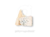 Pieces of parmesan and blue cheese isolated on white background 이미지 (525155355) - 게티이미지뱅크 Pieces of parmesan and... 