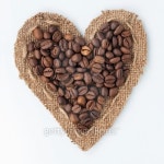 Heart of burlap and coffee beans 이미지 (522694665) - 게티이미지뱅크 Heart of burlap and coffee beans