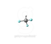 Fluoroform molecule isolated on white 이미지 (519590227) - 게티이미지뱅크 Fluoroform molecule isolated on white