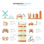 Eco car infographic 이미지 (483107732) - 게티이미지뱅크 Eco car infographic