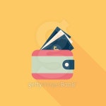 wallet flat icon with long shadow,eps10 이미지 (467041042) - 게티이미지뱅크 wallet flat icon with long shadow,eps10