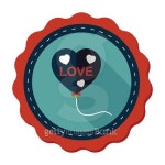 love balloons flat icon with long shadow,eps10 이미지 (467189556) - 게티이미지뱅크 love balloons flat icon with long shadow,eps10