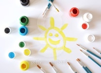 watercolors and brushes 이미지 (491698794) - 게티이미지뱅크 watercolors and brushes